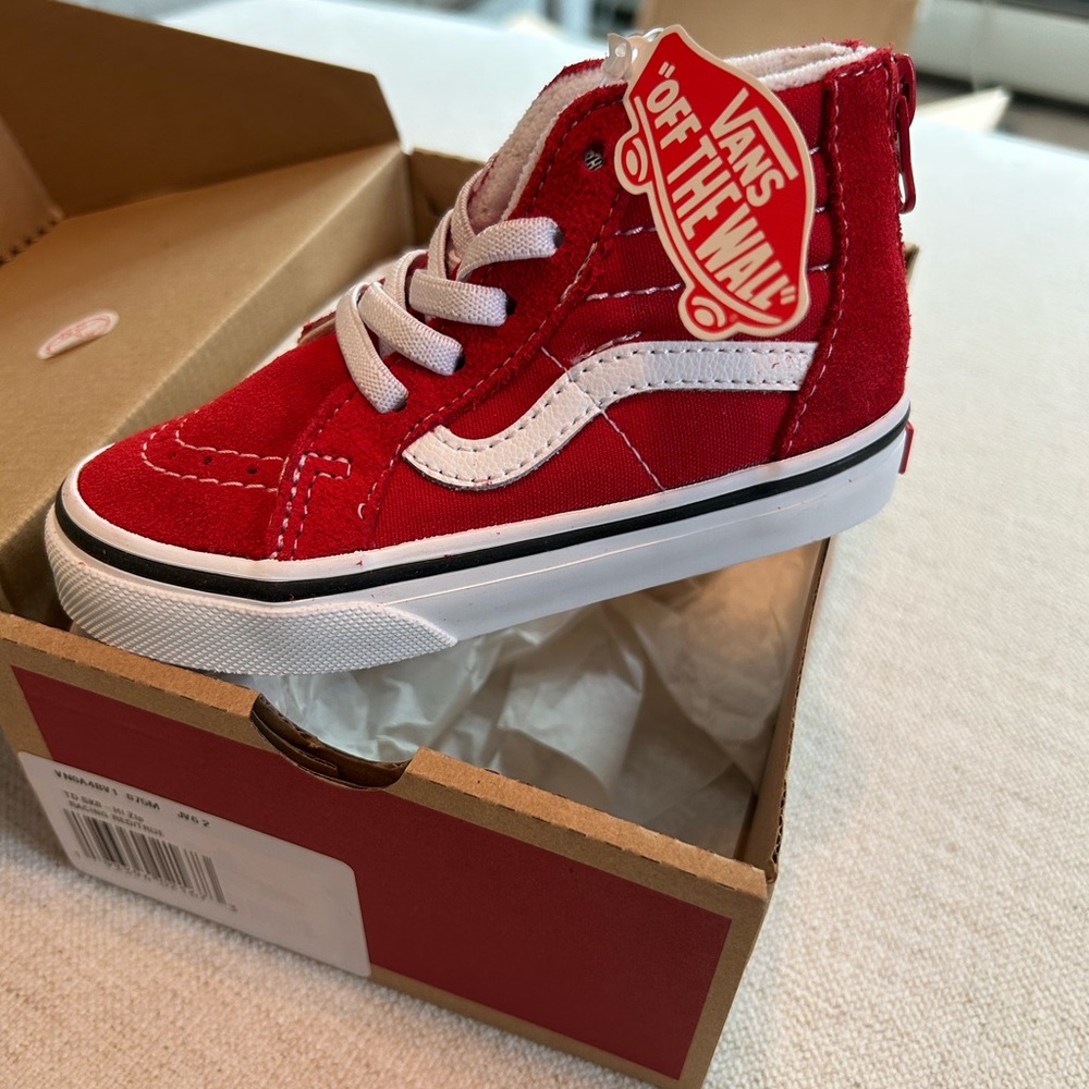 Vans Bold Red Sneakers